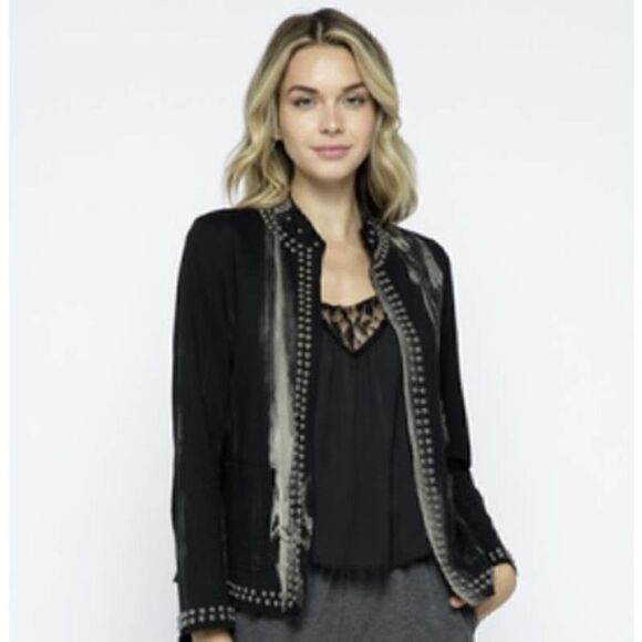 Vocal Tie-dye Jacket W/ Studs Small NWT - Picture 4 of 4